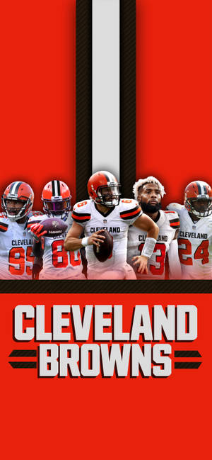 Hình nền Các Cầu Thủ Cleveland Browns — iPhone 15 Plus Hình nền