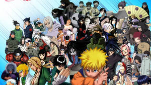 Các nhân vật Naruto Shippuden, Kakashi, Sakura, Sasuke, Gaara, Itachi, Hinata, Tsunade, Jiraiya.