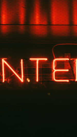 Phong cách Neon Đỏ — Neon Đỏ Thẩm Mỹ Hình nền