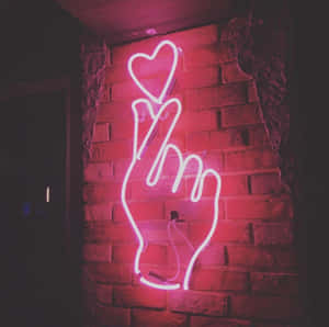 Phong cách neon đỏ — Neon Đỏ Thẩm Mỹ Hình nền