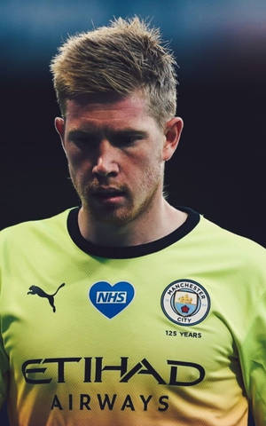 Hình nền Cận Cảnh Kevin De Bruyne — Galaxy Tab S10 Lite Hình nền