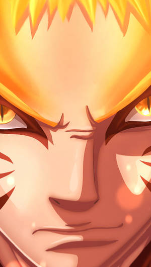 Cận cảnh Naruto Baryon Mode giận dữ — Naruto iPhone GIF Hình nền