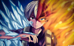 Hình nền cận cảnh Todoroki dễ thương