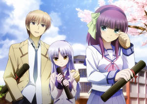 Hình nền cặp đôi anime Angel Beats — Anime couple GIF Hình nền
