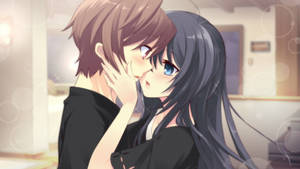 Hình nền anime đồng tính nữ lãng mạn