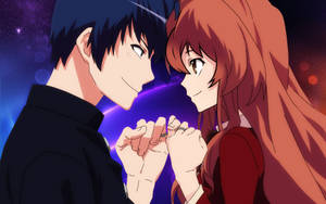 Hình nền cặp đôi anime Toradora — Anime couple GIF Hình nền