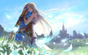 Cặp đôi Anime Zelda ôm nhau