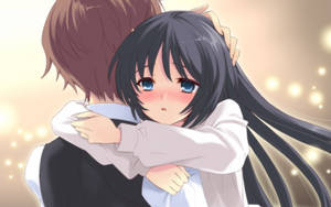 Hình nền cặp đôi ôm nhau trong anime