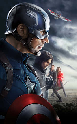 Captain America ngầu — Huawei MatePad Mini Hình nền