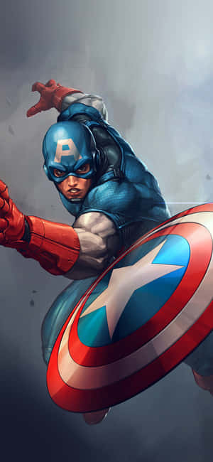 Captain America Ngầu — iPhone 16 Pro Hình nền