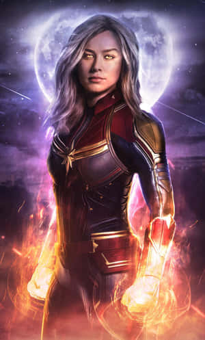Captain Marvel 3d — Infinix Xpad 20 Pro Hình nền