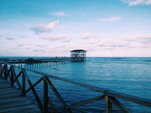 Hình nền cầu tàu Cloud 9 đảo Siargao