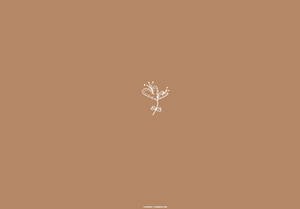 Hình nền cây hình trái tim phong cách thẩm mỹ màu nâu be — Beige nâu thẩm mỹ GIF Hình nền