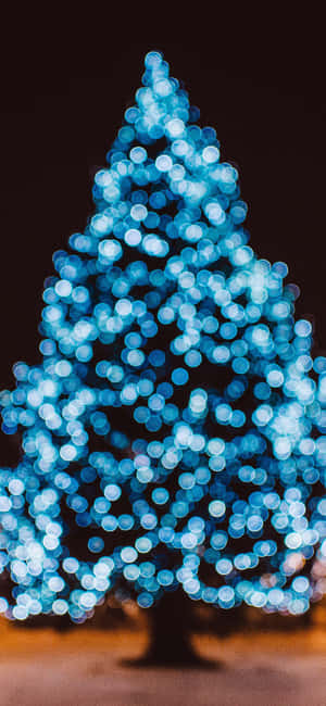 Blue Christmas — iPhone 12 Hình nền