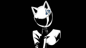 Celty Sturluson Dễ Thương Phong Cách Đen Trắng — Dễ thương desktop Hình nền