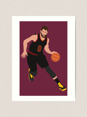 Hình nền chân dung biếm họa Kevin Love — 3:4 Hình nền