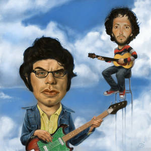 Chân dung biếm họa thực tế của Flight Of The Conchords — 1:1 Hình nền