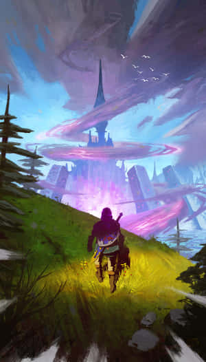 Chân Thực Thế Giới Ảo: Hành Trình Qua Hyrule Trong The Legend Of Zelda — Huyền thoại zelda breath of the wild Hình nền