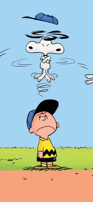 Hình nền Charlie Brown mũ bóng chày — iPhone 16 Pro Hình nền