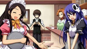 Chỉ Có Thần Biết Nhà Bếp — Anime laptop Hình nền