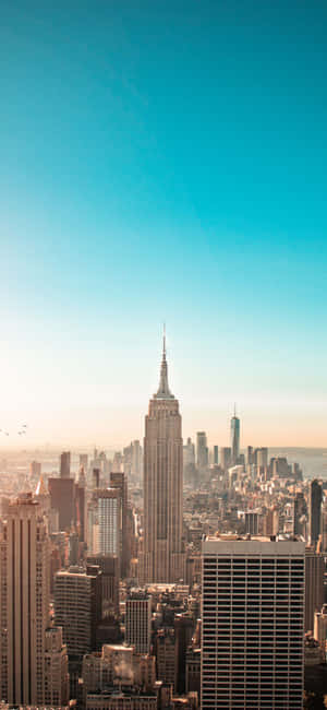 Hình nền iPhone Xs thành phố New York — 19.5:9 Hình nền