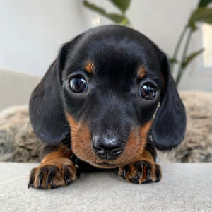 Hình ảnh chó Dachshund con — iPad Air 11 Hình nền