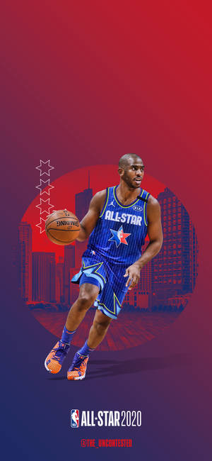 Hình nền Chris Paul áo đấu all-star — iPhone 15 Plus Hình nền