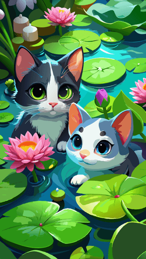 Kawaii, Dễ thương, Trang phục gấu, Hello Kitty, Mèo tò mò, Mèo con
