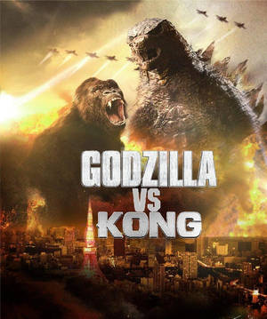 Hình nền poster phim Godzilla vs Kong. — Motorola Razr Ultra 2025 Hình nền