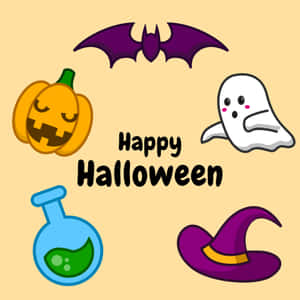 Hình ảnh Halloween hoạt hình — Phim hoạt hình halloween Hình nền