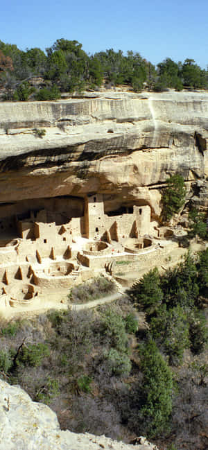 Cliff Palace Màu Nâu Tan Công Viên Quốc Gia Mesa Verde — Vivo V70 Elite Hình nền