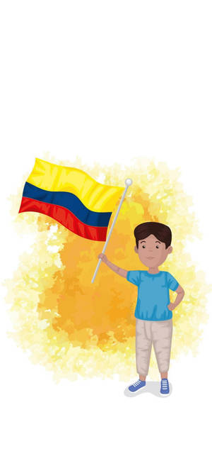 Hình nền cờ Colombia — iPhone Air Hình nền