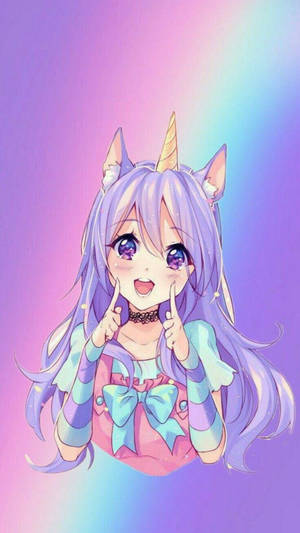 Cô Gái Anime Dễ Thương Kỳ Lân