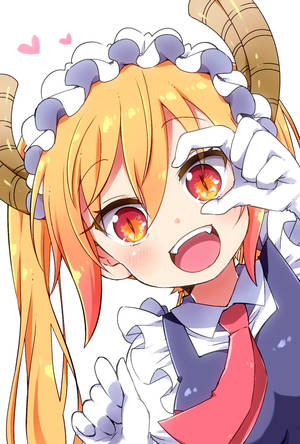 Cô gái anime ngầu PFP Rồng Tohru — Dễ thương anime girl Hình nền