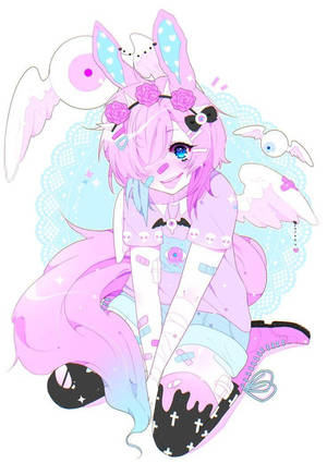 Pastel Gore — Dễ thương anime girl Hình nền
