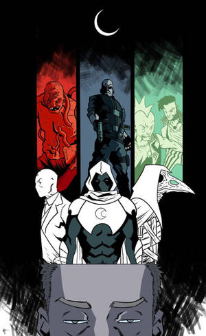 Hình nền Collage Moon Knight Phone — Galaxy Tab Hình nền