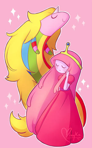 Hình nền Công chúa Bubblegum và Lady Rainicorn — Redmi Pad Hình nền