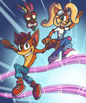 Hình nền Crash Bandicoot 4 — Motorola Razr Ultra 2026 Hình nền