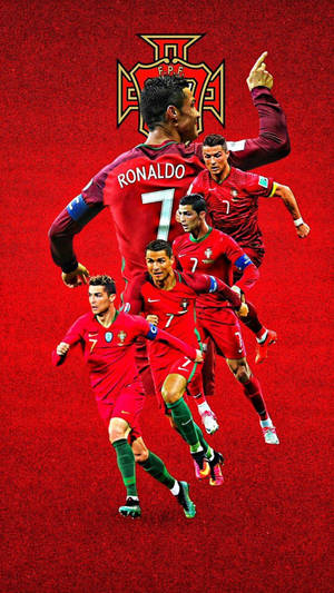 Cristiano Ronaldo Tư Thế Ngầu Nghịu Nghệ Thuật Đồ Họa