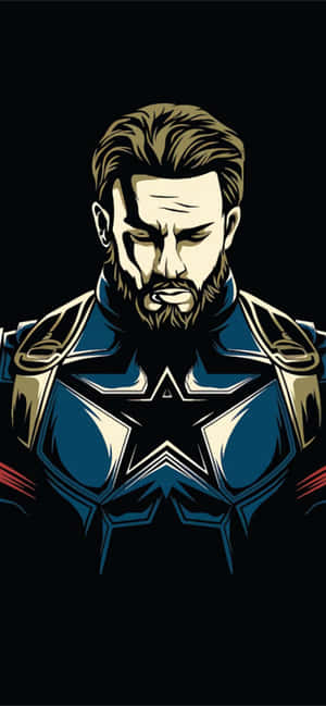 Captain America Ngầu — iPhone 16 Hình nền