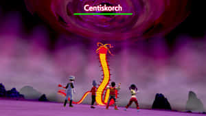 Cuộc Chạm Trán Rực Lửa: Huấn Luyện Viên cùng Centiskorch trong Trận Đấu Pokémon