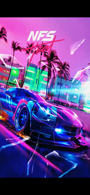 Iphone Xs Need For Speed Heat Background — Realme 14T Hình nền