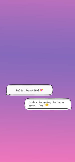 Cute Instagram Conversation — iPhone 13 Pro Hình nền