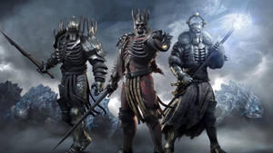 Hình nền bộ giáp Wild Hunt trong Witcher 3.