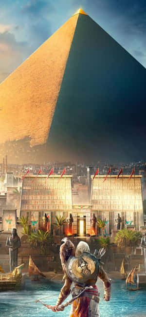 Hình nền Assassin's Creed Origins cho iPhone X — iPhone 14 Pro Hình nền