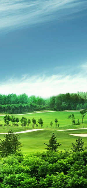 Nền sân golf Iphone X — POCO M Hình nền