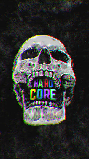 Đầu lâu Hardcore Thẩm mỹ Ảo giác — Ảo giác nghệ thuật Hình nền