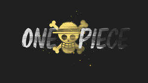 One Piece Desktop Logo Đầu Lâu Vàng — One piece máy tính Hình nền
