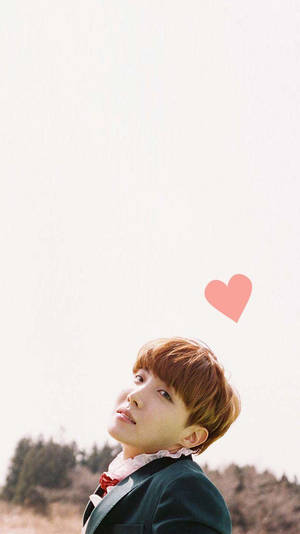 Dễ thương BTS J-Hope Heart — Dễ thương bts Hình nền