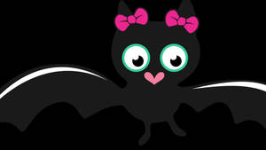 Dễ thương Halloween Mỹ thuật Dơi Hoạt hình — Dễ thương phong cách halloween Hình nền